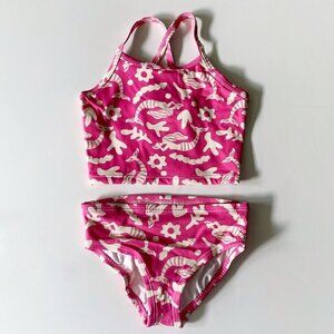 NEW Hanna Andersson Girl 2-Piece Tankini Swimsuit 4T 4 years 100 cm